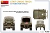 MiniArt 35372 G7107 Cargo Truck w/ Ben Hur Trailer 1/35